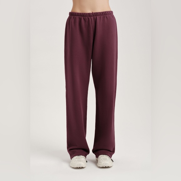 Set Active Limited Edition Staple Straight Leg Sweatpants / Rosebud (Burgundy) S - Picture 1 of 5